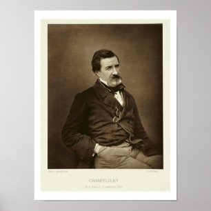 Jules Francois Felix Husson, 'Champfleury' (1821-8 Poster