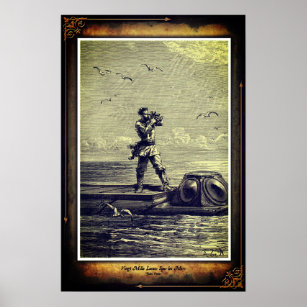 Jules Verne 20000 Leagues Under the Sea Poster 4