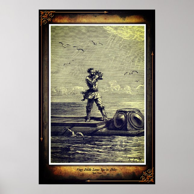 Jules Verne 20000 Leagues Under the Sea Poster 4 (Front)