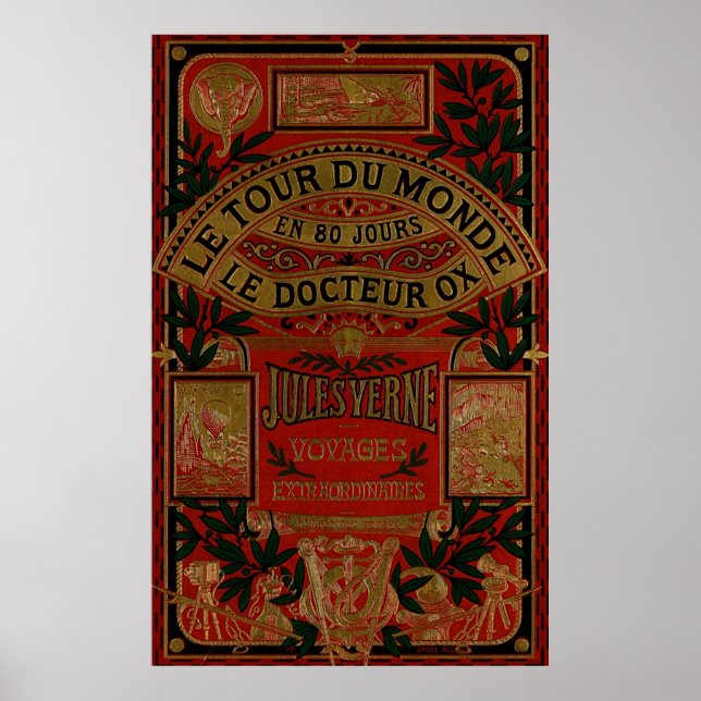 Jules Verne Around The World In Eighty Days Poster (Front)