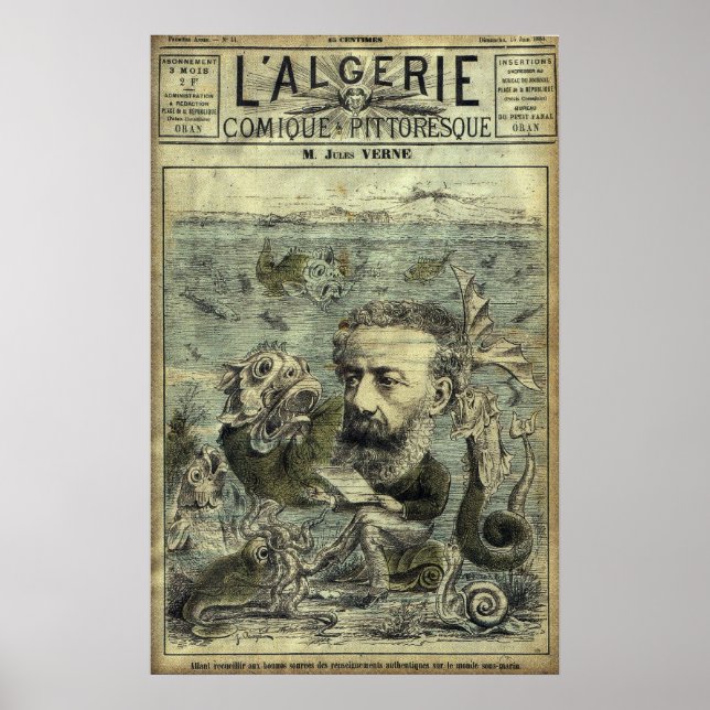 Jules Verne Poster (Front)