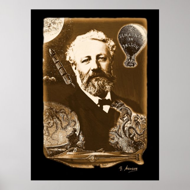 Jules Verne Tribute Poster (Front)