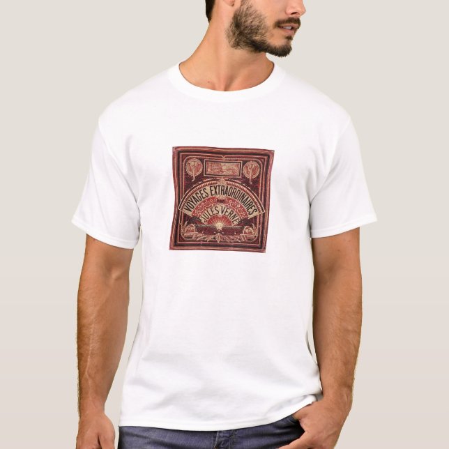 JULES VERNE "VOYAGES EXTRAORDINAIRES" (1878)T-SHIR T-Shirt (Front)
