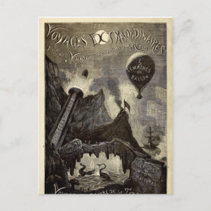 Jules Verne's Voyages Extraordinaires Postcard