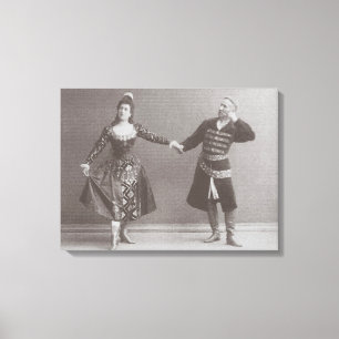 Julia and Felix Kschessinsky in the mazu Canvas Print