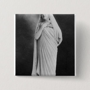 Julia Bartet  in 'Antigone' by Sophocles 15 Cm Square Badge