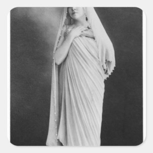 Julia Bartet  in 'Antigone' by Sophocles Square Sticker