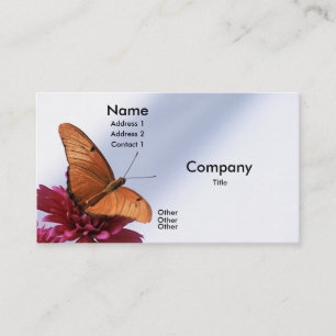 Julia Butterfly Business Card