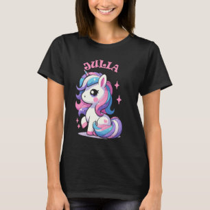 Julia Cute Unicorn Design for Girls Name Julia T-Shirt