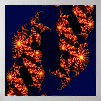 Julia Fractal Zoom Poster