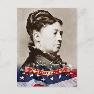 Julia Grant, First Lady of the U.S. Postcard