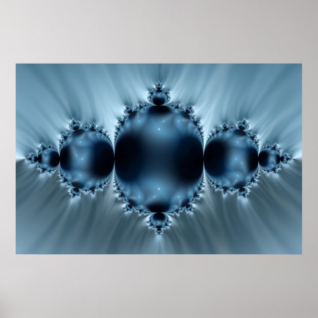 Julia in blue poster (Front)