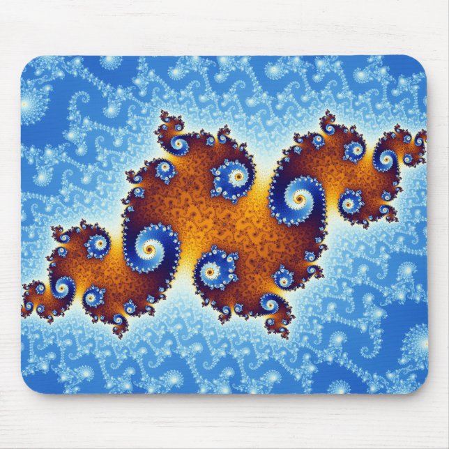 Julia Island Mandelbrot Set Mouse Mat (Front)