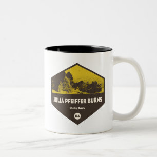 Julia Pfeiffer Burns State Park California Two-Tone Coffee Mug