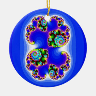 Julia Set Mandelbrot Set Fractal Geometry Ceramic Tree Decoration