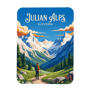 Julian Alps Slovenia Magnet
