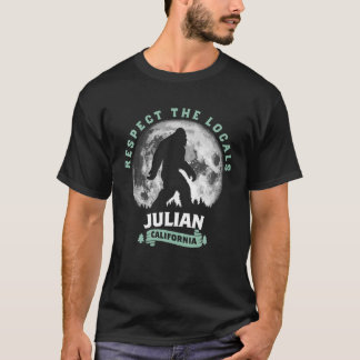 Julian California Bigfoot Night Walk Retro T Shirt