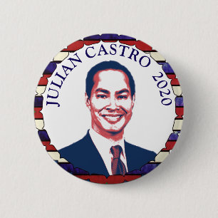 Julian Castro for President 2020 Election Support 6 Cm Round Badge