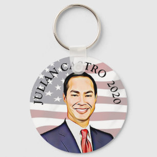 Julian Castro for President 2020 Election Support Key Ring