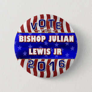 Julian Lewis President 2016 Election Independant 6 Cm Round Badge