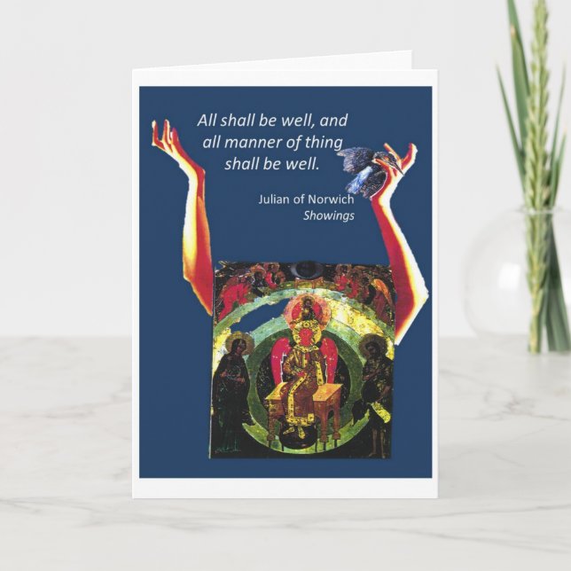 Julian of Norwich Quote Card (Front)