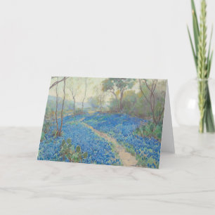 Julian Onderdonk - A Hillside of Bluebonnets Card