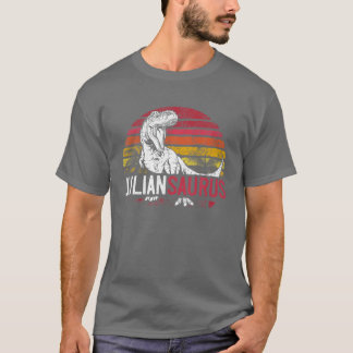 Julian Saurus Funny Personalised Dinosaur T Rex Na T-Shirt