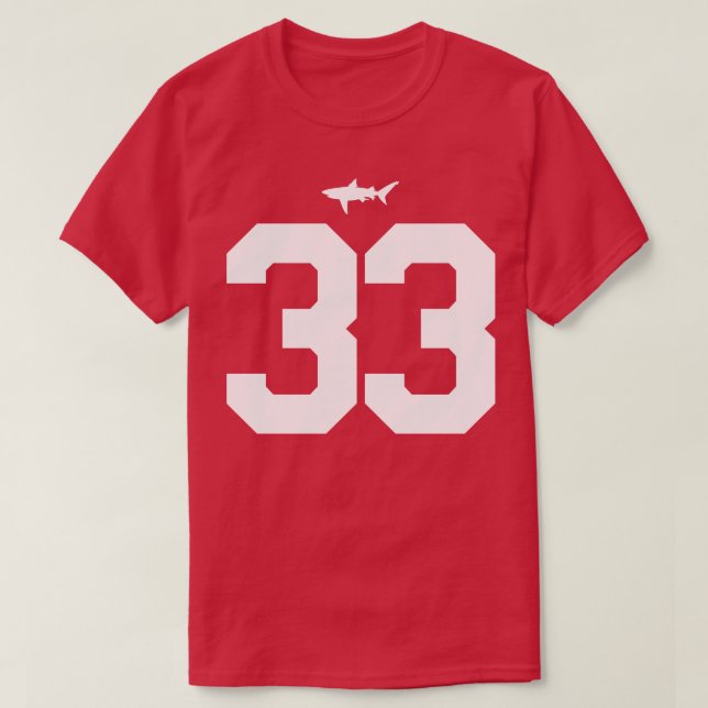 Julian Washington Miami Sharks Jersey FrontBack Pr T-Shirt (Design Front)