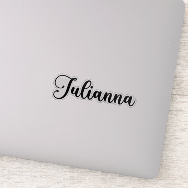 Julianna Name - Handwritten Calligraphy (Detail)