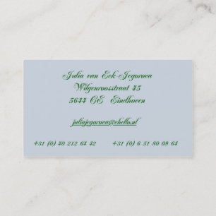 Julia's Business Card