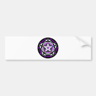 Julia's Crow Pentacle Bumper Sticker