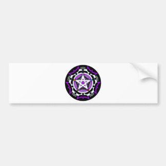 Julia's Crow Pentacle Bumper Sticker