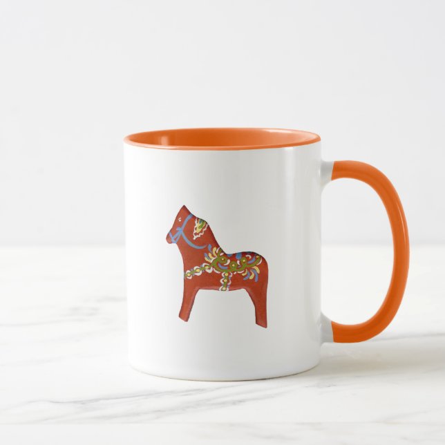 Julia's Dala Horse Mug (Right)