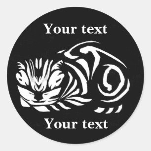 Julie de Graag Cat Classic Round Sticker
