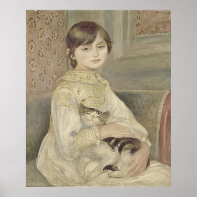 Julie Manet by Pierre-Auguste Renoir Poster (Front)