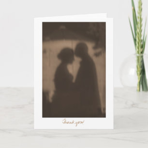 Julie -n- Matt Wedding 4x6 (sepia) -317, Thank ... You Card