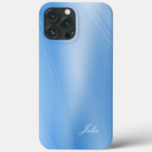 Julie - Your Name Template, Beautiful Blue Shades iPhone 13 Pro Max Case
