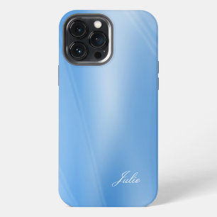 Julie - Your Name Template, Beautiful Blue Shades iPhone 13 Pro Max Case