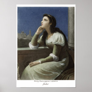 Juliet at the balcony CC0150 Philip H Calderon Poster