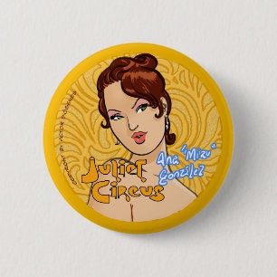 Juliet Circus - Ana Miau Gonzalez 6 Cm Round Badge