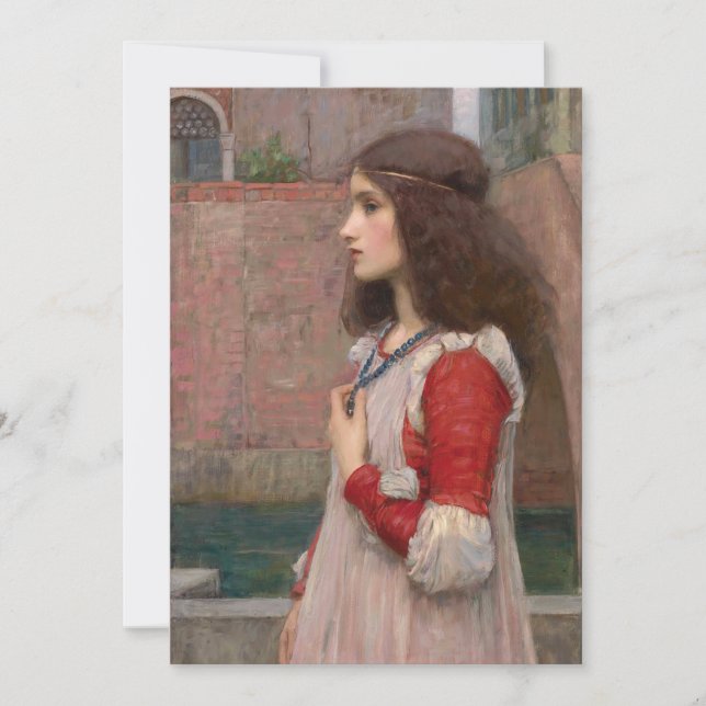 Juliet | John William Waterhouse Card (Front)