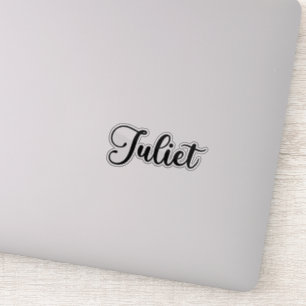Juliet Name - Handwritten Calligraphy