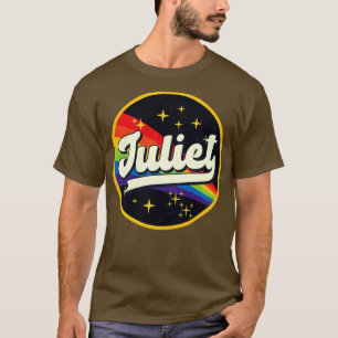 Juliet Rainbow In Space Vintage Style T-Shirt