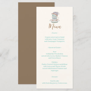 JULIET Tea Set Party Menu