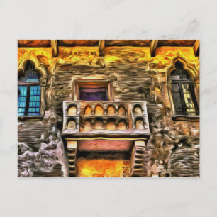 Juliet's Balcony Verona Van Gogh Postcard