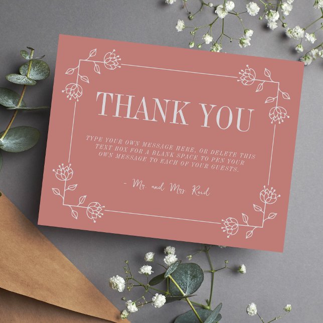 Juliette | Curated Colours | Wedding Thank You Car Card (Creator Uploaded)