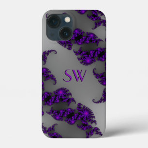 Juliette Purple Monogram iPhone 13 Mini Case