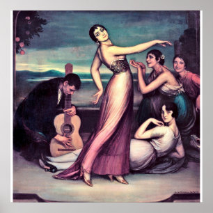 Julio Romero De Torres - Flamenco Songs And Dances Poster