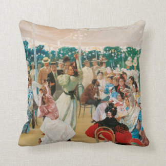 Julio Romero De Torres - The Cordoba Fair Cushion