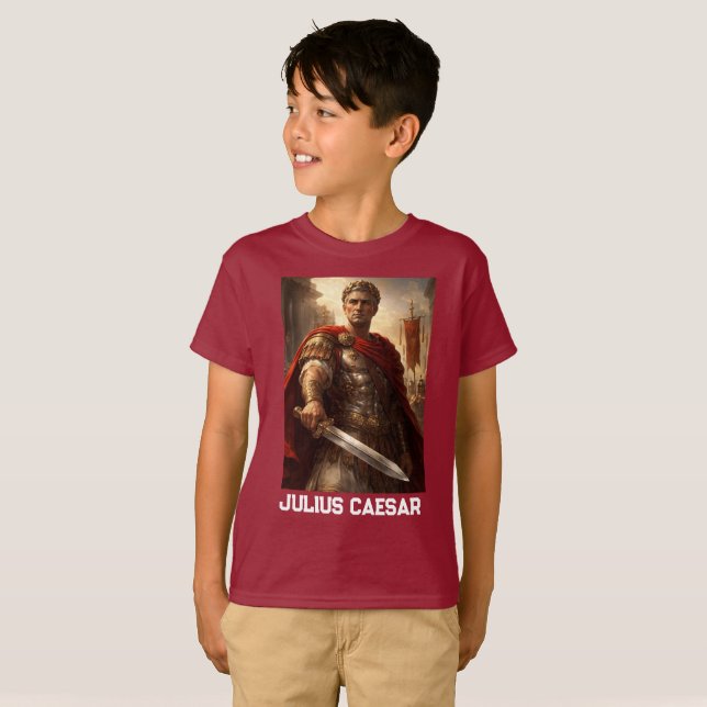 Julius Caesar deep red T-Shirt (Front Full)